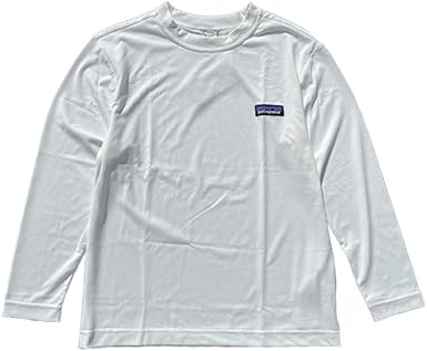 Patagonia/波タグ/ラッシュガード/ロンT/ナイロン/長袖/ホワイト/L Patagonia/波タグ/ラッシュガード/ロンT/ナイロン/長袖/ホワイト
